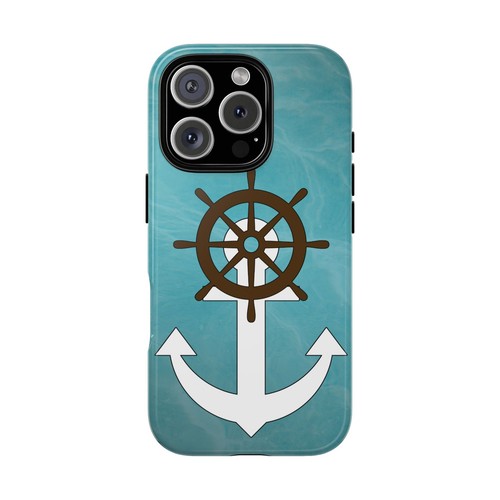 Boot Anker & Helm Rad, robuste Handyhülle für iPhone, Samsung, Pixel - Segeln - Bild 4 von 285