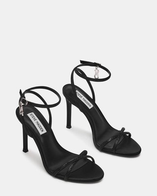 Steve Madden Damen Sandale Jypsey-cnr Schwarz Satin