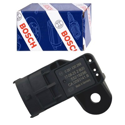 BOSCH Sensor Saugrohrdruck für FIAT JEEP ALFA ROMEO LANCIA 1.0 1.6 0261230268