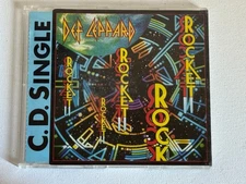 Def Leppard Rocket C.D. Single 3-Track CD UK Import HTF Rare VG Condition