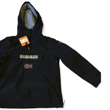 Napapijri Rainforest Fleece Lined Winter Jacket WOMEN  XL Black BNWT