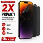 2X Privacy Hydrogel Screen Protector For iPhone 17 16 15 14 13 12 11 Pro Max XR