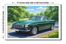 1968 Volvo P1800s - 11x17 Poster Art Print 1968 Volvo P1800s - 11x17 Poster Art Print