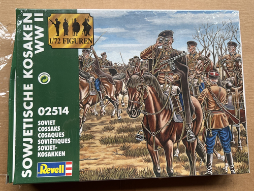 Cosaques soviétiques Revell WWII, MN 02514, échelle 1:72, kit maquette, boîte ouverte NOS - Photo 1/7