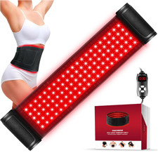 Laser Lipo LED Red Light Therapy Belt Pain Relief Near Infrared Weight Loss Fast