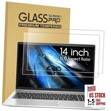 2 Pack 14 Inch Tempered Glass Laptop Screen Protector 14"Tempered Glass 16:10