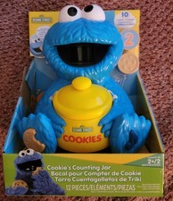 Sesame Street - Cookie Monster's Counting Jar - Activity Toy with Cookies - NEW