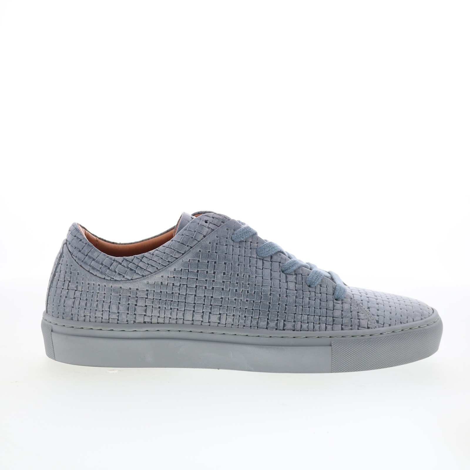 Aquatalia Alaric Embossed Calf Waterproof Mens Gray Lifestyle Sneakers Shoes 7