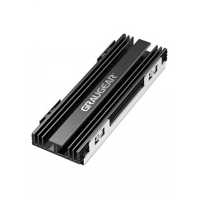 GRAUGEAR Kühlkörper Kit PS5 Speichererweiterung SSD M.2NVMe Alu Wärmeleitpad