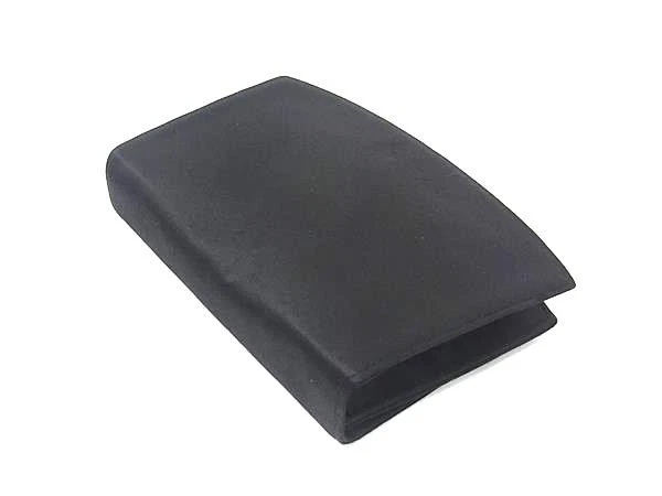 Auténtico bolso clutch Saint Laurent segundo bolso negro satinado Foto 2 de 4