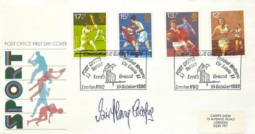 Sir Henry Cooper Guaranteed Hand Signed 'Sport' 1980 FDC First Day Cover