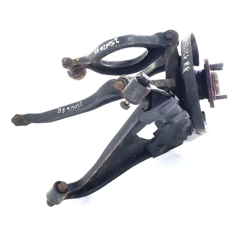 Nissan 240SX 1991 1992 1993 OEM tobillo delantero derecho con brazos de control Foto 4 de 4