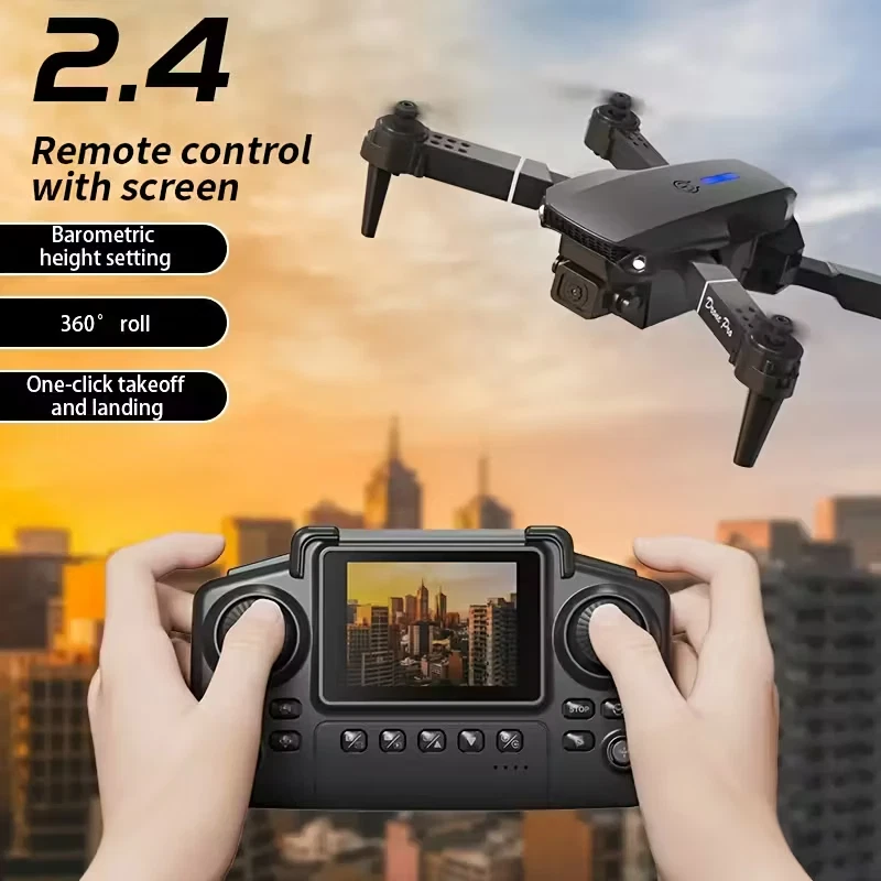 2025 MAX Foldable Drone with HD Screen, 2 Batteries, RC Quadcopter for Adults - Image 4 of 4