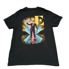 Elton John 2019 Farewell Concert Tour T-shirt Yellow Brick Road Size M Black