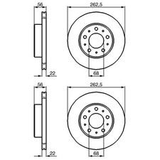 Disque de frein Volvo 262