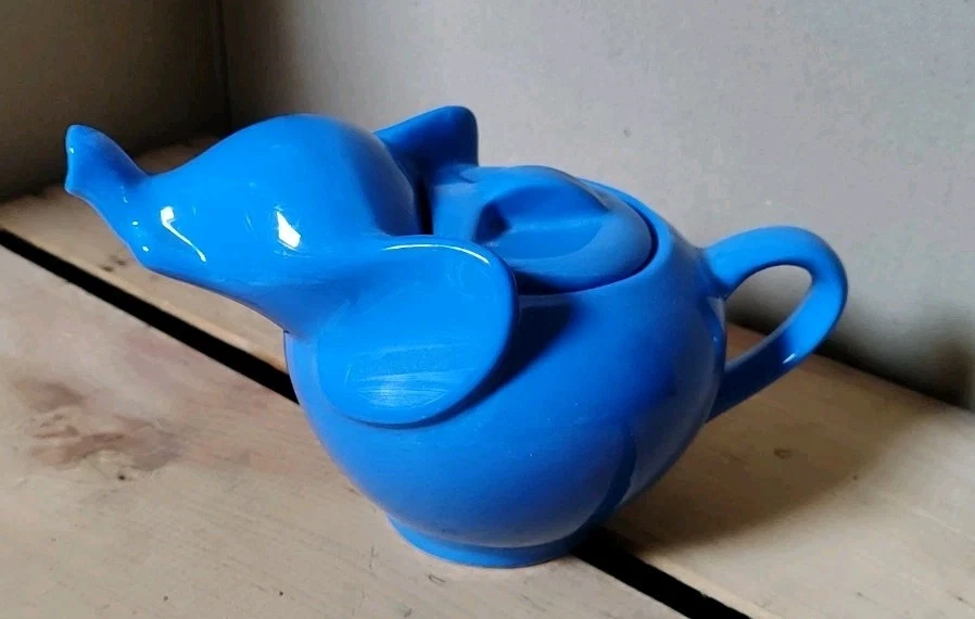 Théière Forme Éléphant Lipton Bleu - Photo 3/4