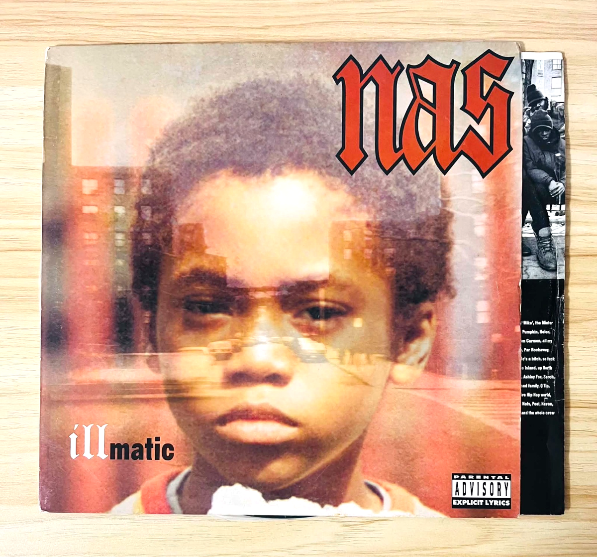 USオリジナル　1stプレス　Nas Illmatic アナログレコード LP Nas / Illmatic 1994 US ORIGINAL LP Vinyl Columbia C 57684 DJ