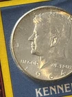 1964 Kennedy Half Dollar – 90% Silver –Sealed Kennedy & Lincoln Coin Display Set