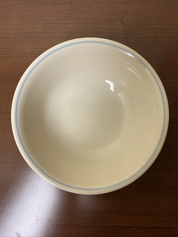 Corelle Blue Lily • First Spring Lace Bouquet Cereal Soup Bowl  6.25" Off White - Image 2 of 4