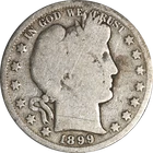 1899-S Barber Half Dollar