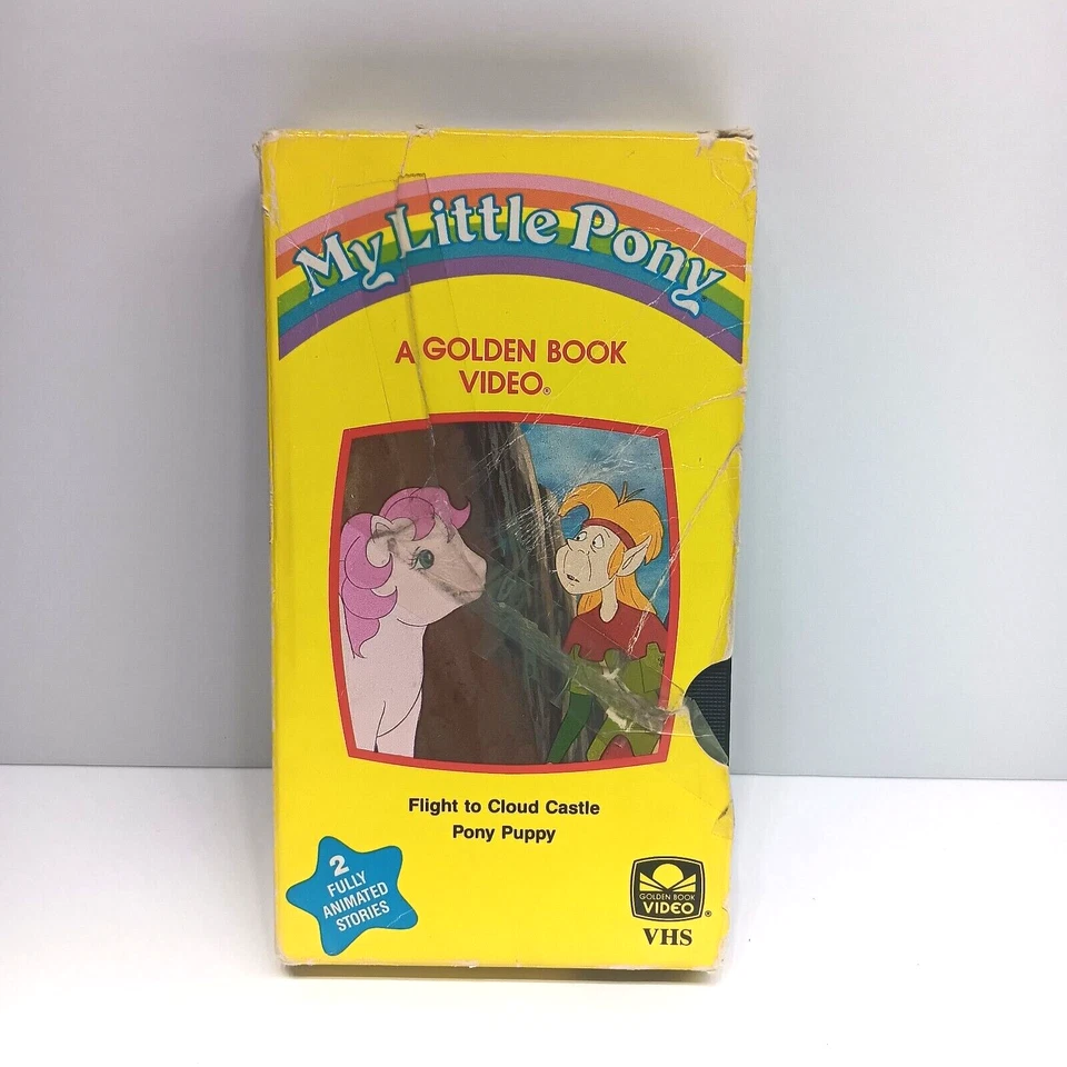 Vintage My Little Pony - Flight to Cloud Castle - A Golden Book VHS RARE 1987 - Image 2 of 4