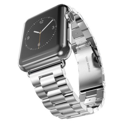 HOCO Stainless Armband Uhrenarmbänder Adapter Band Apple Watch Uhr 42mm - Silber