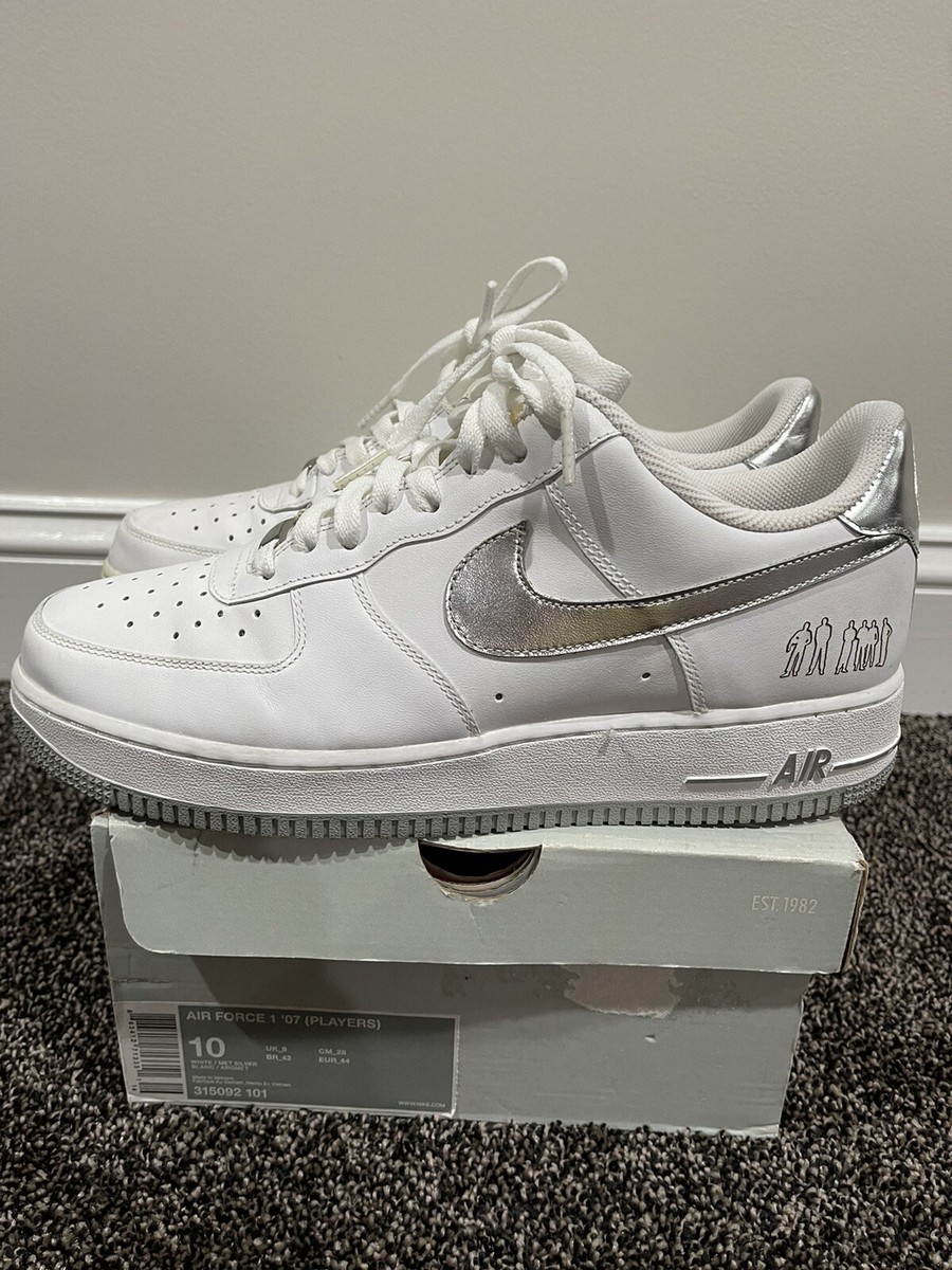 Nike Air Force 1 '07 ホワイト 10 (US) 28センチ NWT Nike Air Force 1 07 QS All-Star Swoosh Pack White Sneakers 10