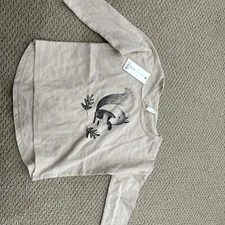 NWT RYLEE + CRU Knit Shirt Top Squirrel Size 18-24