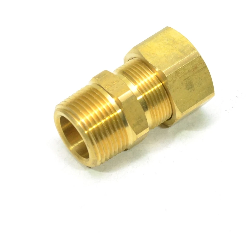 3/4 OD Compression Tube to 3/4 Male Npt Adapter Fitting Connector Water Oil Gas - Image 2 of 4
