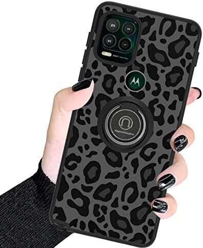 Case Compatible with Moto G Pure,Leopard Design,Tire Texture Non-Slip +Shockproo