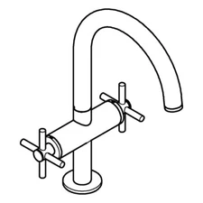 GROHE  single-hole mixer Atrio 21144 21144DC0 supersteel