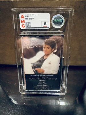 Michael Jackson Thriller Original Cassette Tape 1982 White Shell