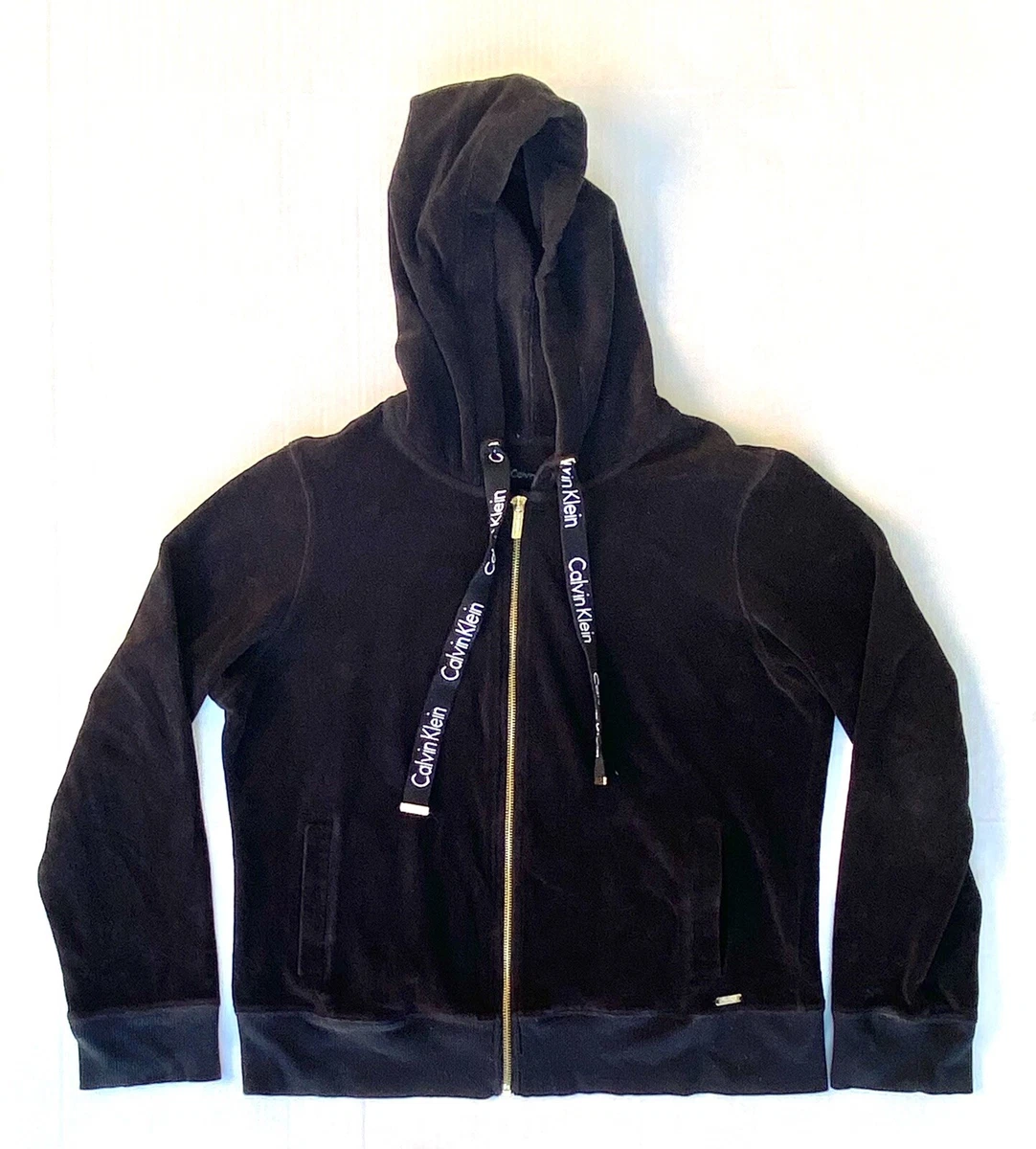 Calvin klein velour jacket clearance
