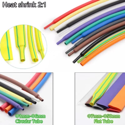 Heat shrink 2:1 Five Colors of Heat Shrink Tubing φ1-50mm Heat Shrink Tube - image 1 of 2
