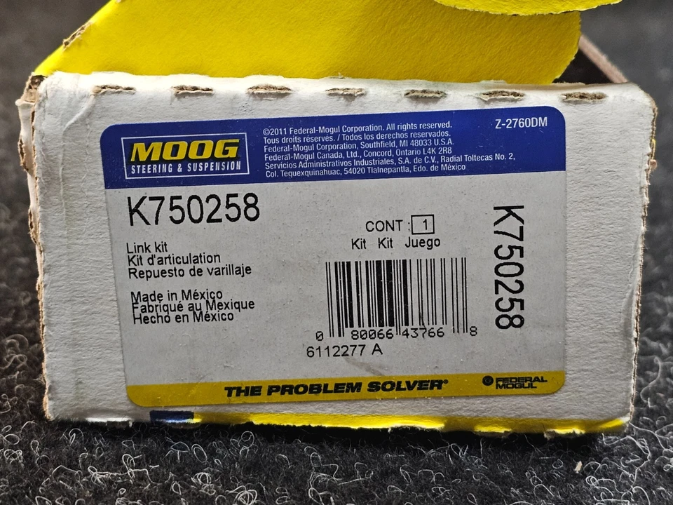 (数量 2) MOOG K750258 前悬架稳定杆链接适用于 07-08 本田 Fit — 第 2/4 张图片