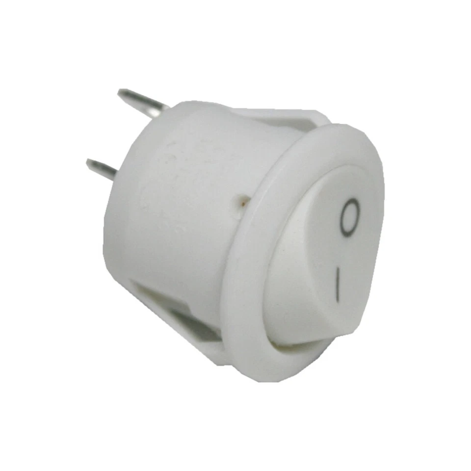 B2Q Wippschalter rund Schalter KCD1 2Pin 1xON-OFF (0081)