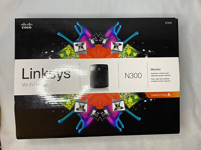 LINKSYS Model E1200 N300 Wireless Router WIFI Router 