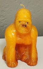 VTG Out Of The Ordinary Wax Candle Gorilla Figure Made In USA