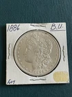 1886 Morgan Silver Dollar BU Coin