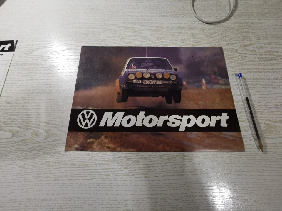 MOTORSPORT VW GOLF ANNI 80 depliant - Immagine 2 di 4