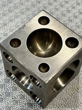Vtg DAPPING BLOCK DAPPING CUBE 65mm Steel MADE in FRANCE Jewelry Making. G3small