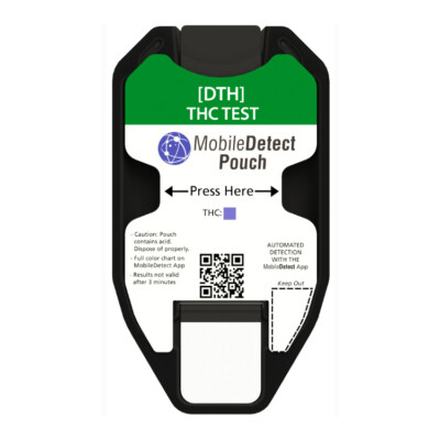 Marijuana (THC) Surface Residue Pouch Drug Testing Device