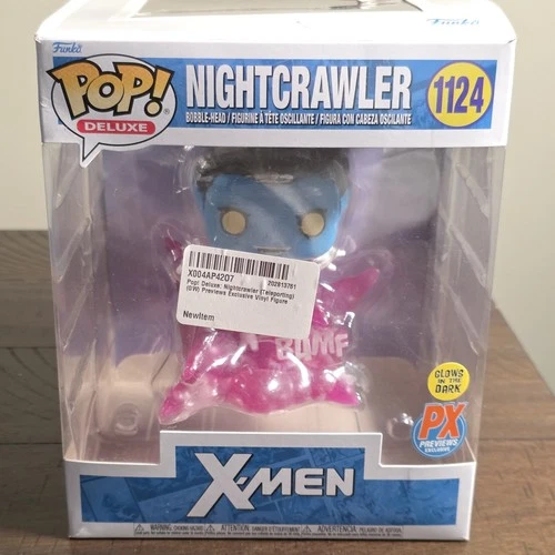 Funko Pop - Nightcrawler [Marvel 1124] - NM/VF Previews Exclusive Glow Deluxe