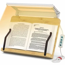 Book Stand for Reading – Adjustable & Foldable Book Holder with High CRI 90+ ...