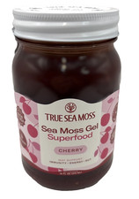 TrueSeaMoss Cherry Superfood Gel For Immunity, Energy,  Gut Support - 16 oz