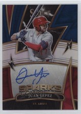 2022 Panini Select Sparks Signatures Tri-Color Prizm /75 Juan Yepez Auto 18yk