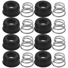 8Pcs Faucet Repair Kit Rubber Iron Replacement Seats and Springs for Leak Fix