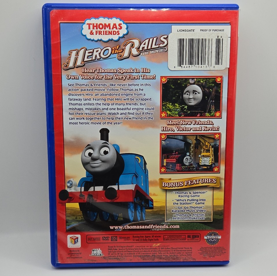 Thomas And Friends Hero Of The Rails DVD BLUE CASE | eBay