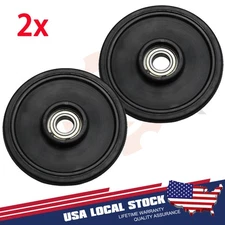 2x 1604-837 3604-039 ARCTIC CAT BLACK 5.63 X 20MM IDLER WHEEL WITH BEARING*