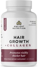 Ancient Nutrition Hair Growth + Collagen, 60 ...